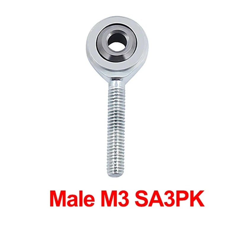 Male M3 SA3PK Rod End Joint Bearing Set For 3D Printer Right Thread Fisheye - Image 5